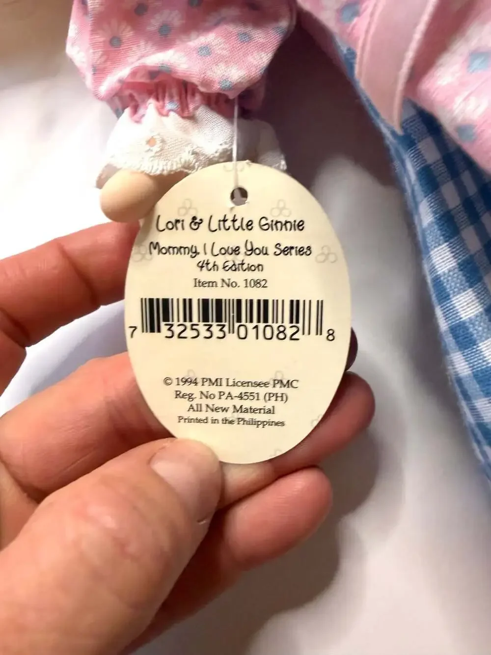 Precious Moments Lori Doll, Mommy I Love You Series 4th Edition, Item No. 1082
